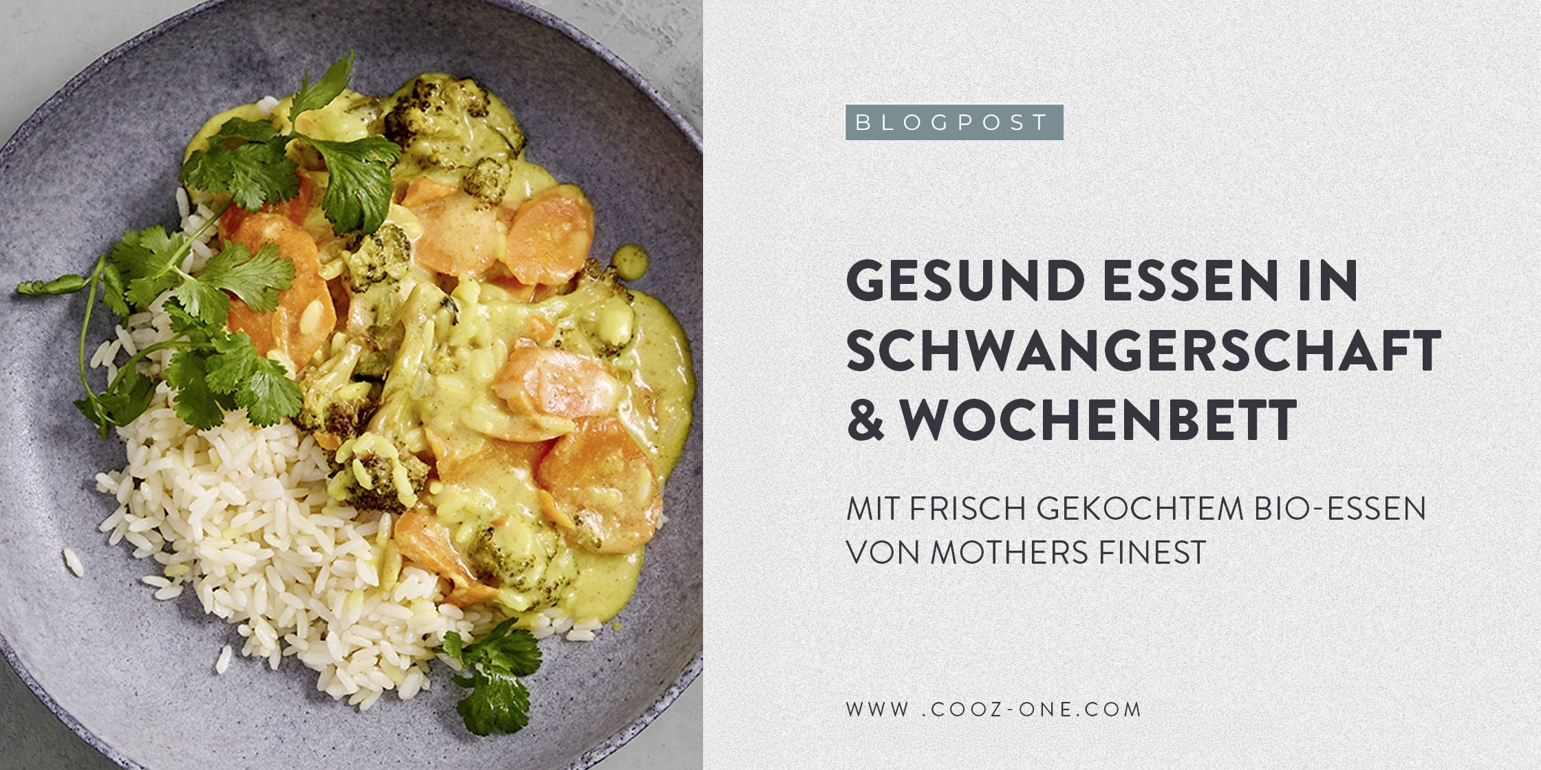Gesunde Ernährung in Schwangerschaft und Wochenbett mit frisch gekochtem Bio-Essen