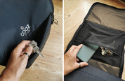 COOZ one Wickelrucksack mit  Utensilientasche. Nachhaltig und fair produziert.