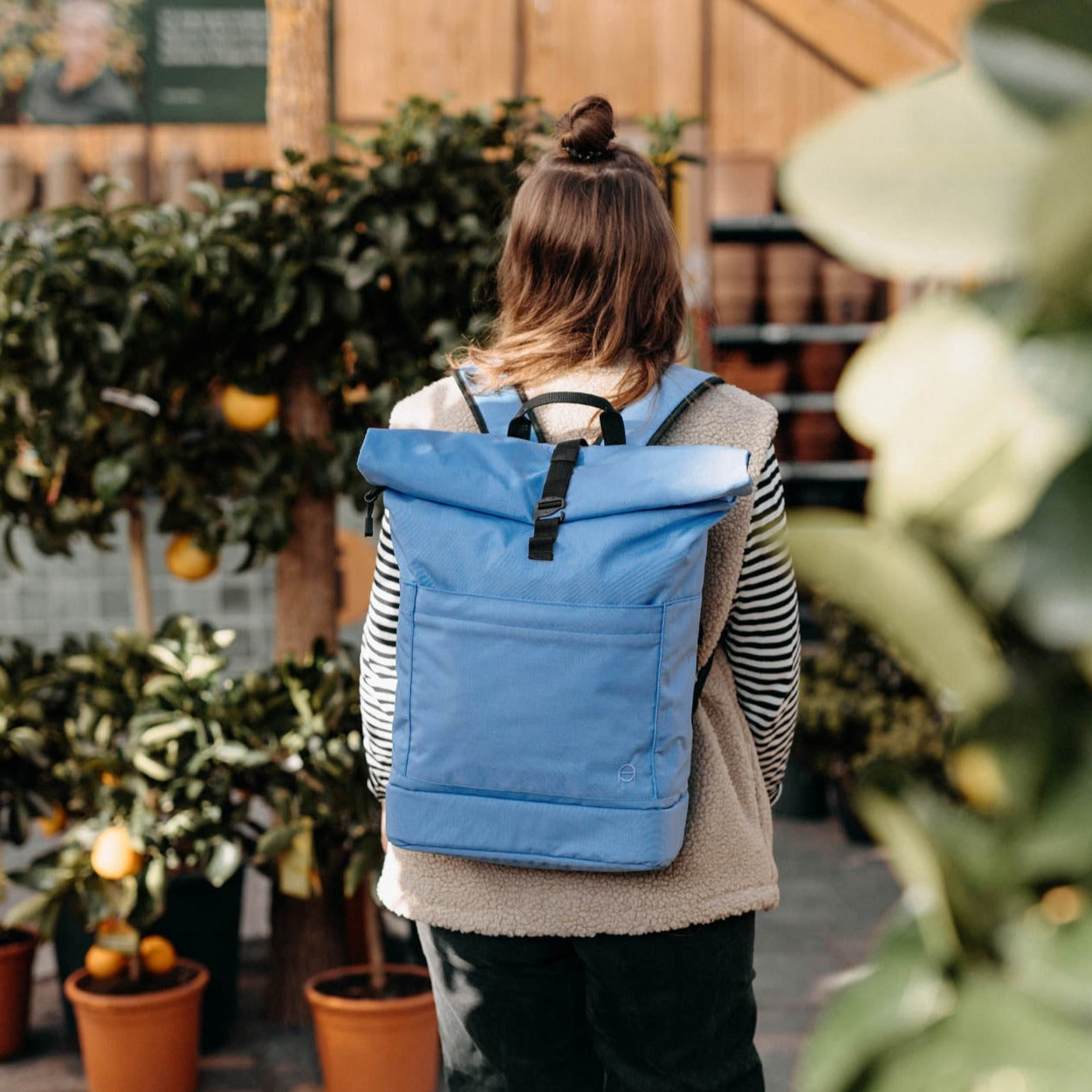 Familienrucksack Hugo - blau