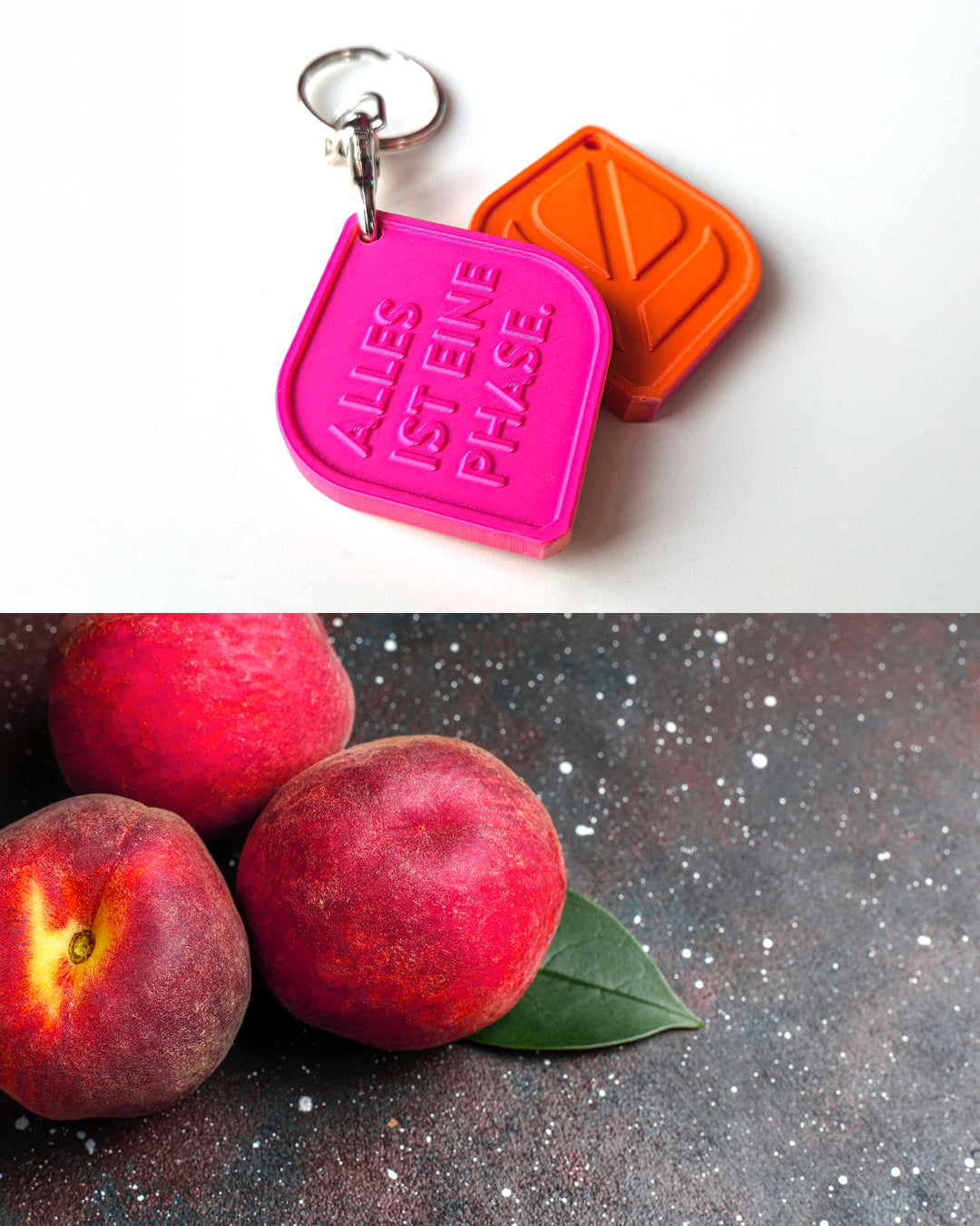 BAG-Charm / Schlüsselanhänger ALLES IST EINE PHASE